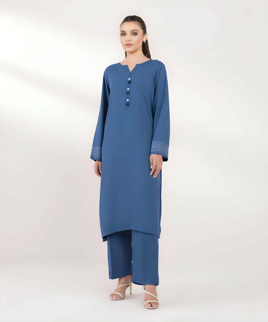 Cotton 2 Piece Kurta Set (Pret)
