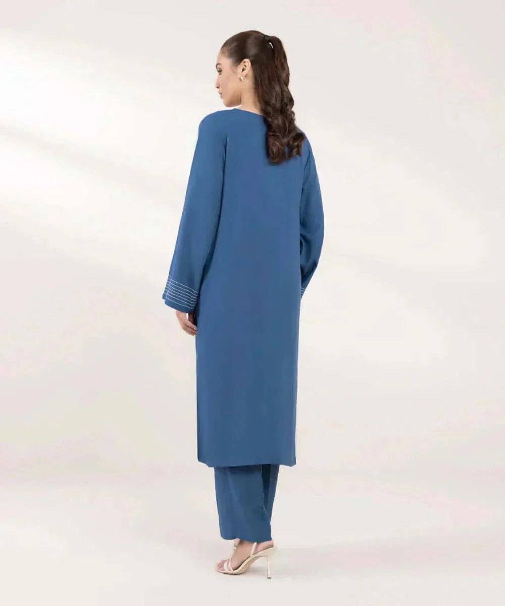 Cotton 2 Piece Kurta Set (Pret)