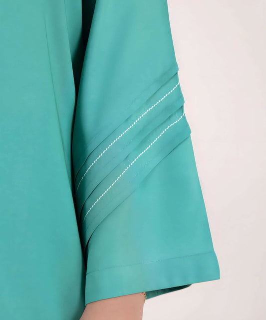 Cambric Cotton 2 Piece Kurta Set (Pret)