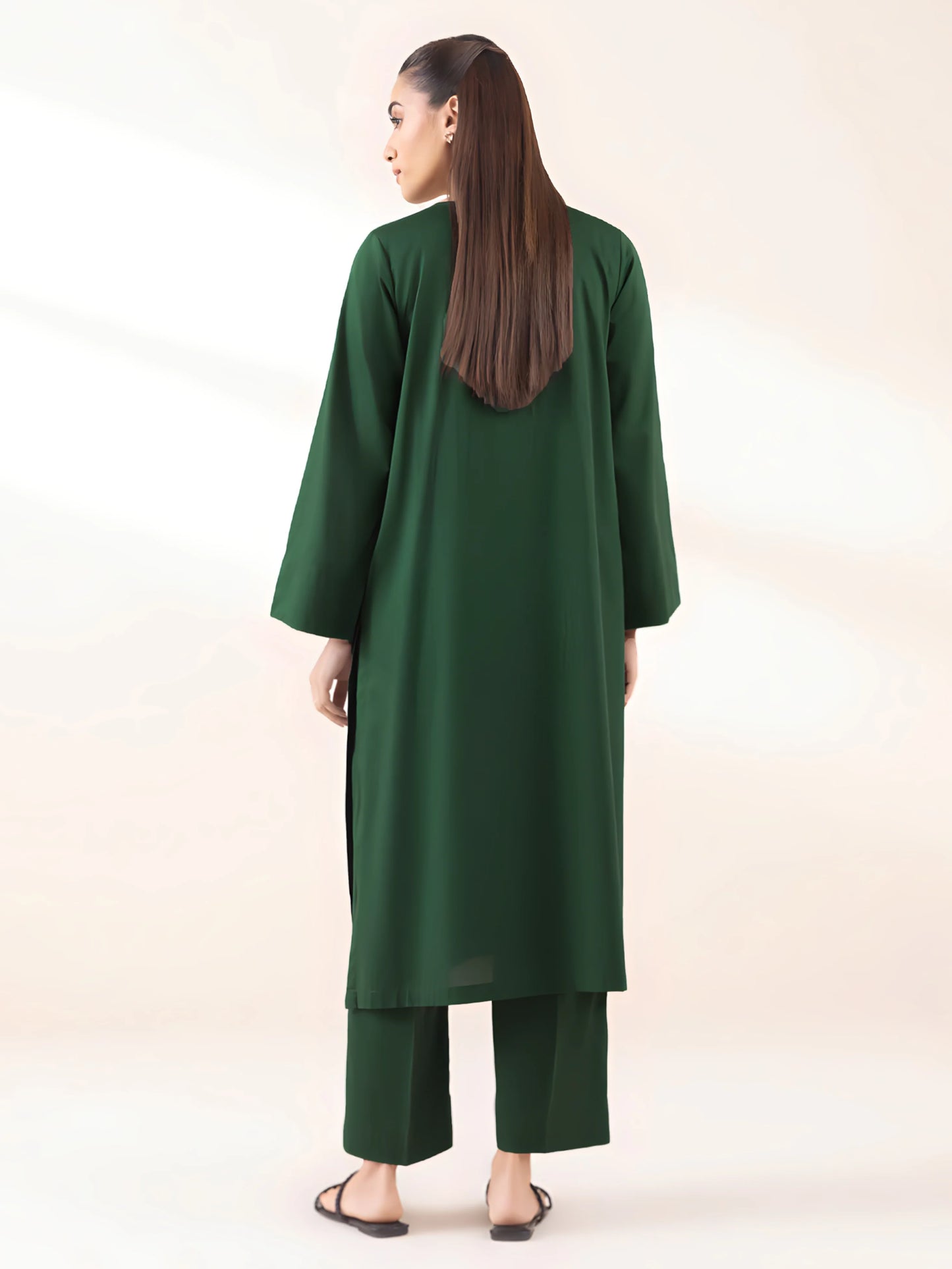 Linen 2 Piece Kurta Set (Pret)