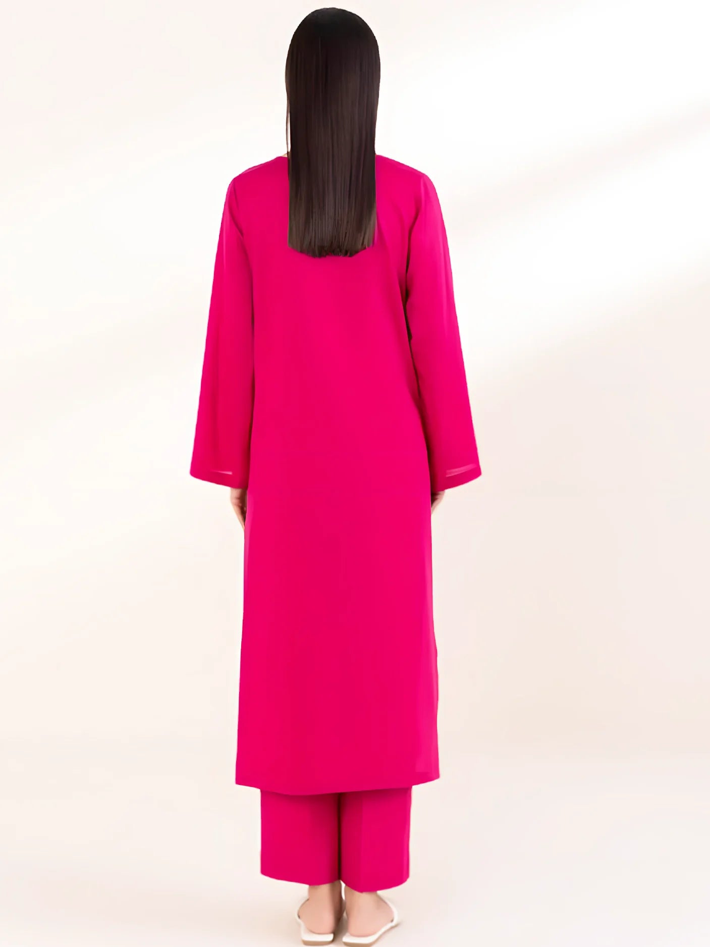 Linen 2 Piece Kurta Set (Pret)
