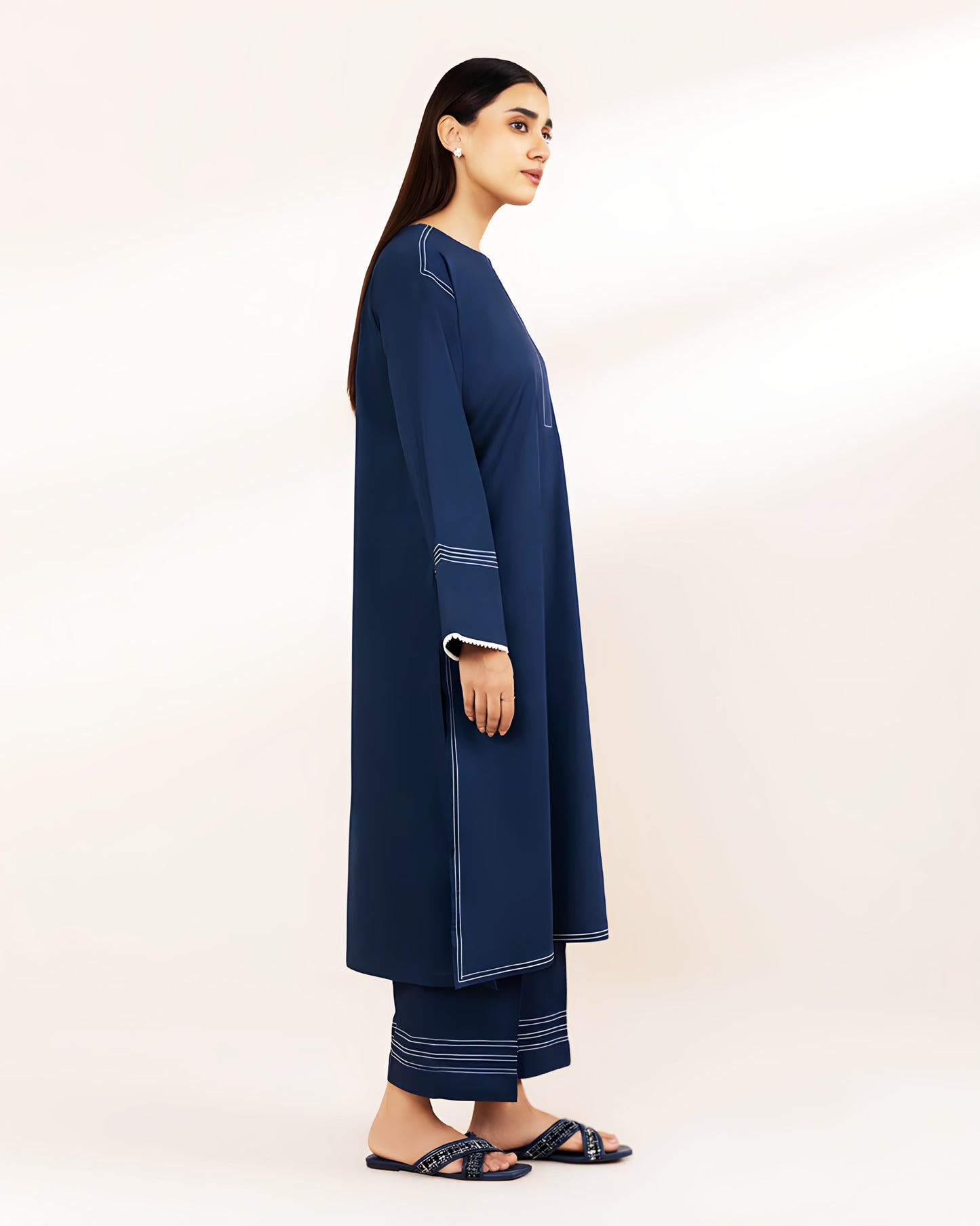 Premium Jacquard Cotton 2 Piece (Pret)