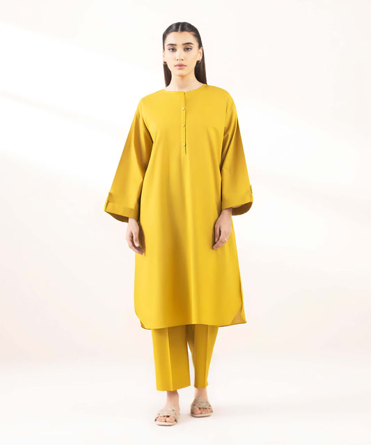 Cotton 2 Piece Kurta Set (Pret)