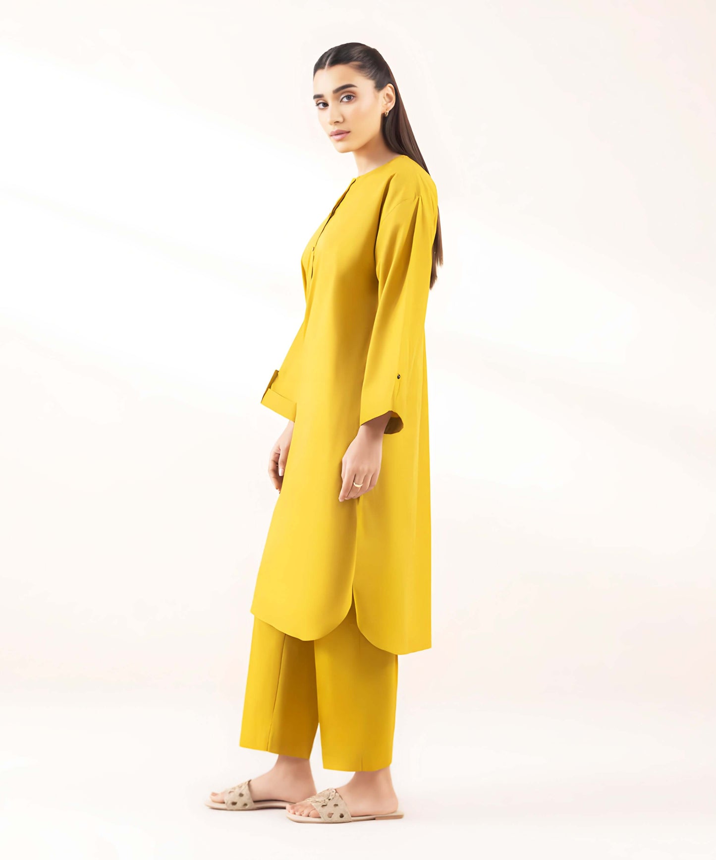 Cotton 2 Piece Kurta Set (Pret)