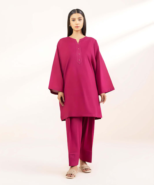Cotton 2 Piece Kurta Set (Pret)