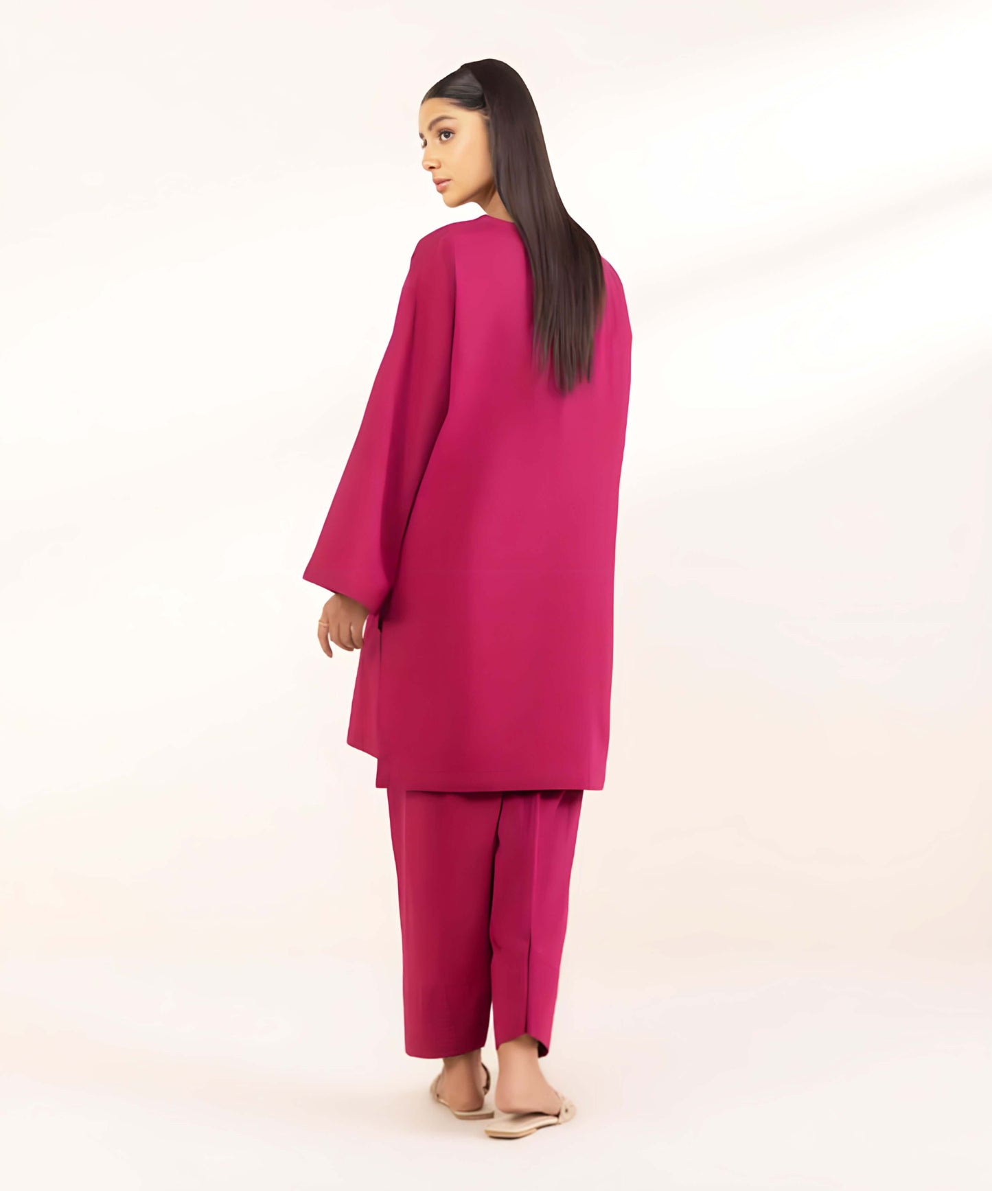 Cotton 2 Piece Kurta Set (Pret)