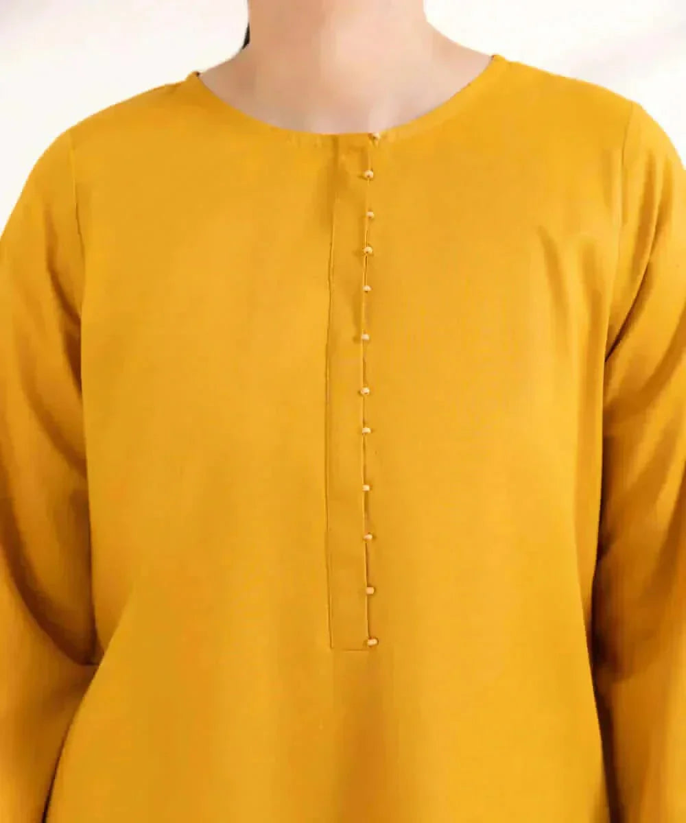 Jacquard Khaddar 2 Piece (With Basic Trouser)