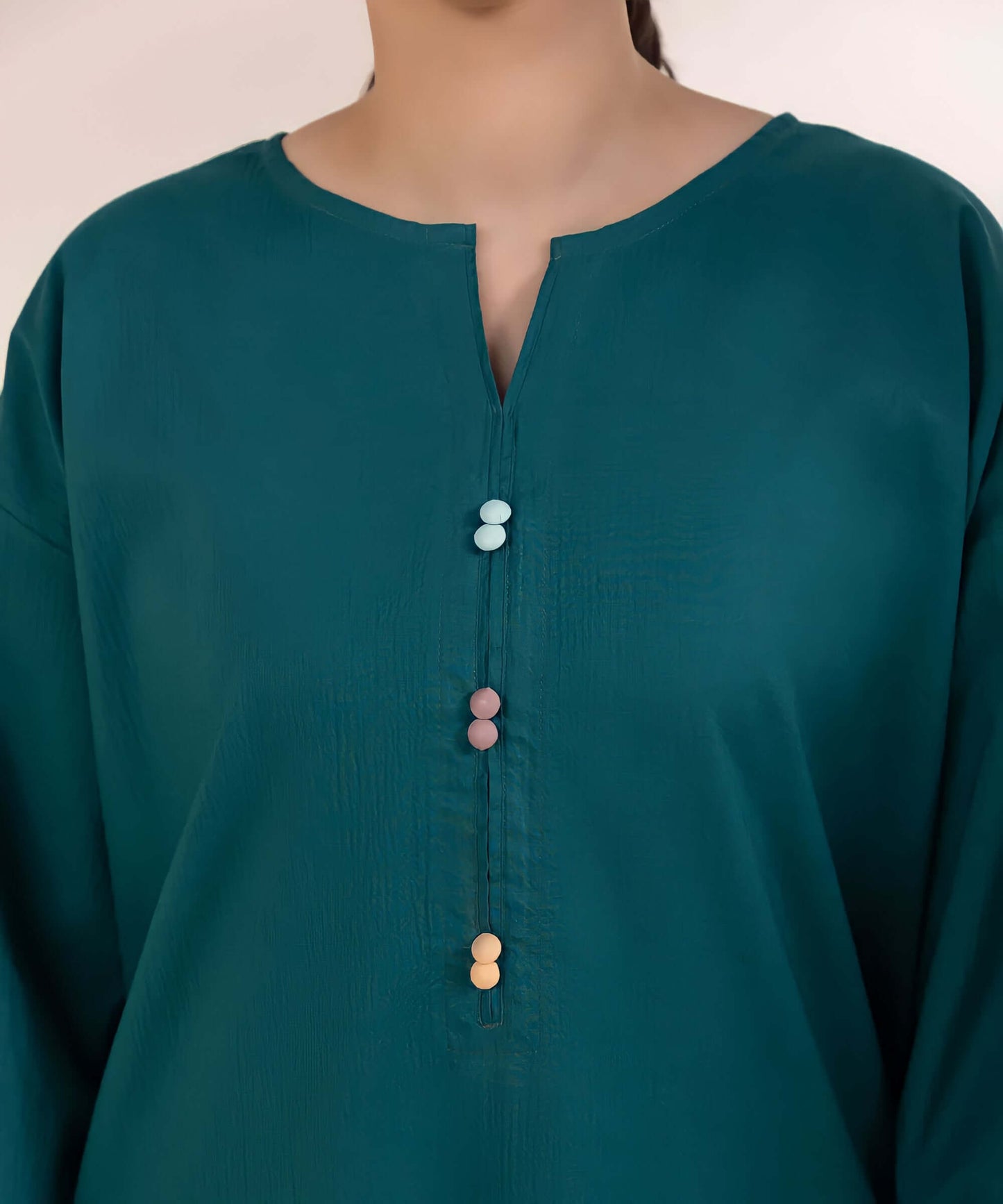 Jacquard Cotton Kurta Set (Pret)