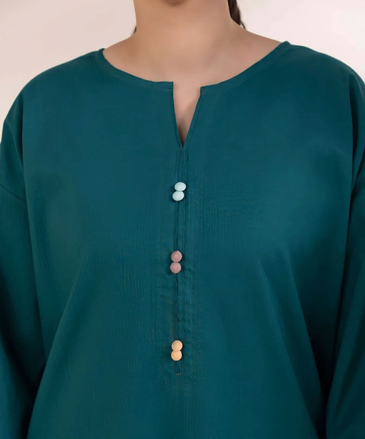 Jacquard Cotton Kurta Set (Pret) - Kurta4u.com