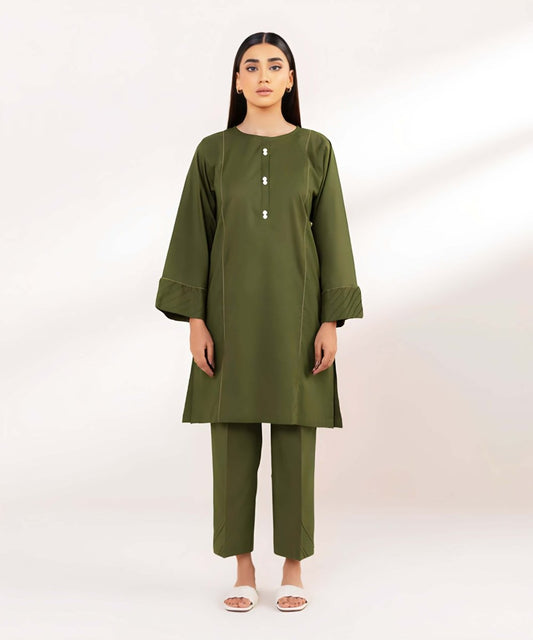 Cotton 2 Piece Kurta Set (Pret) - Kurta4u.com