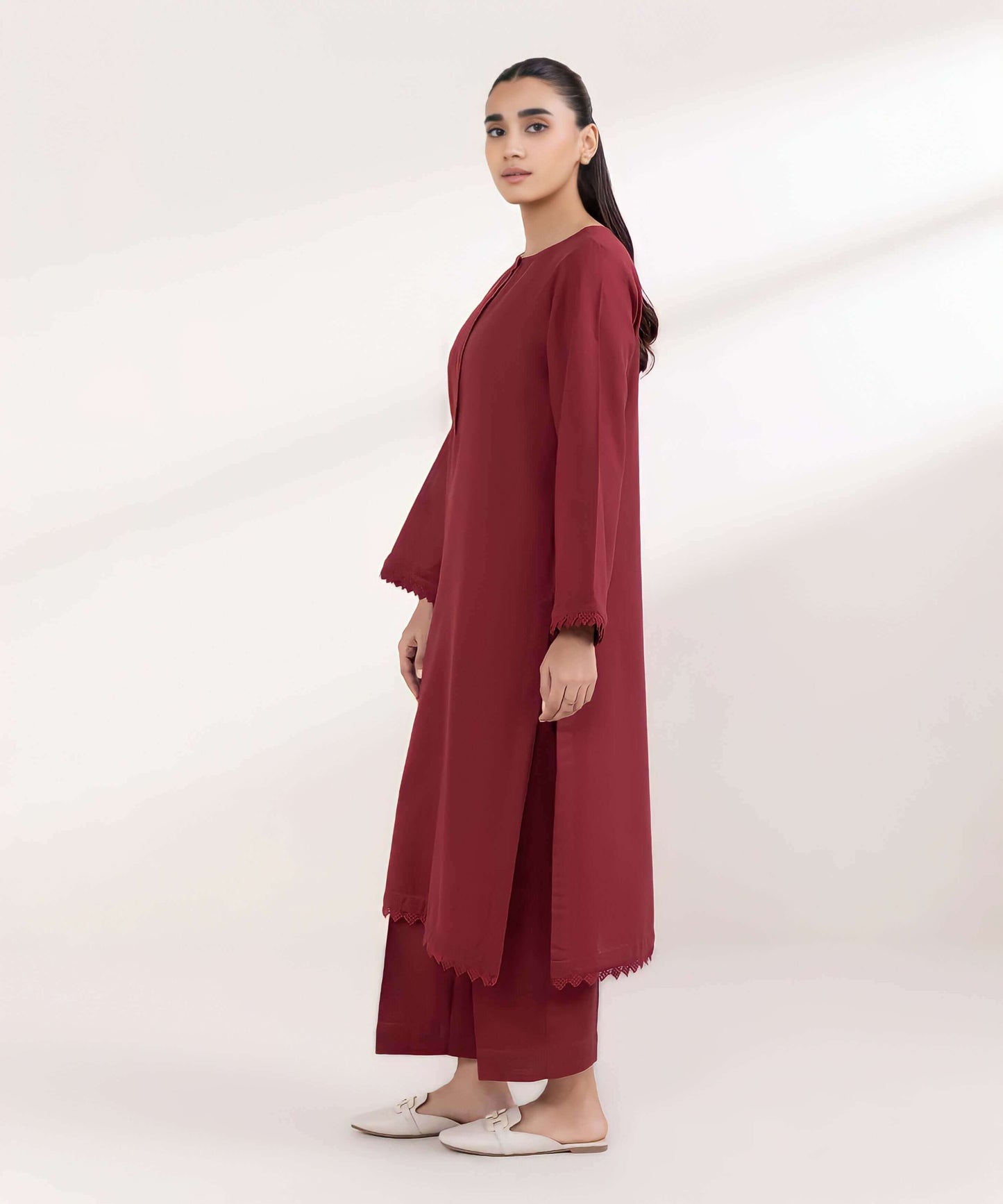 Premium Jacquard Cotton 2 Piece (Pret)