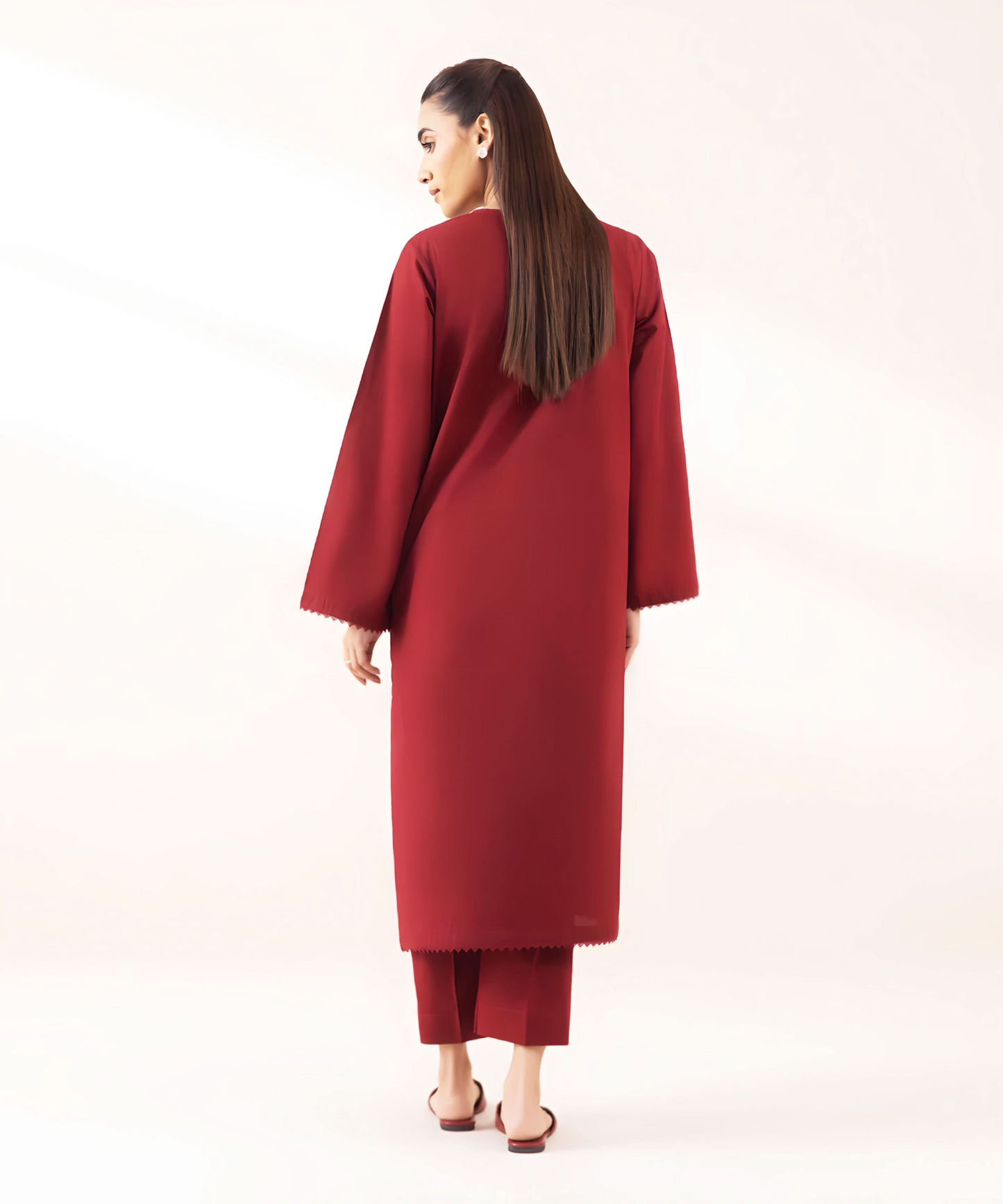 Stone Linen 2-Piece Kurta Set – Premium Pret