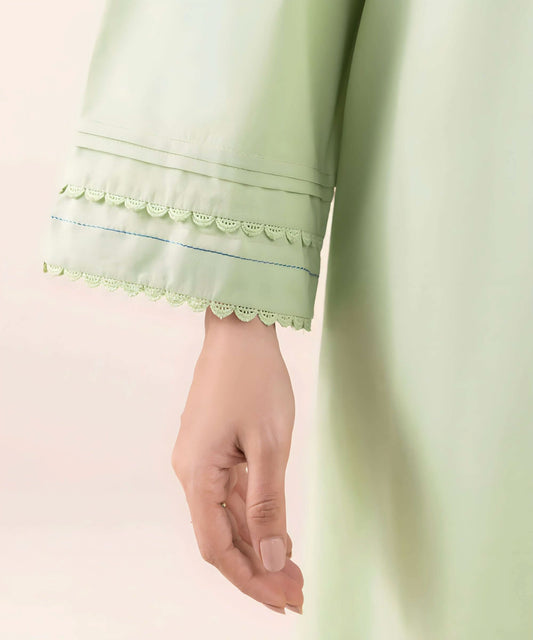 Jacquard Cotton 2 Piece Kurta Set (Pret)