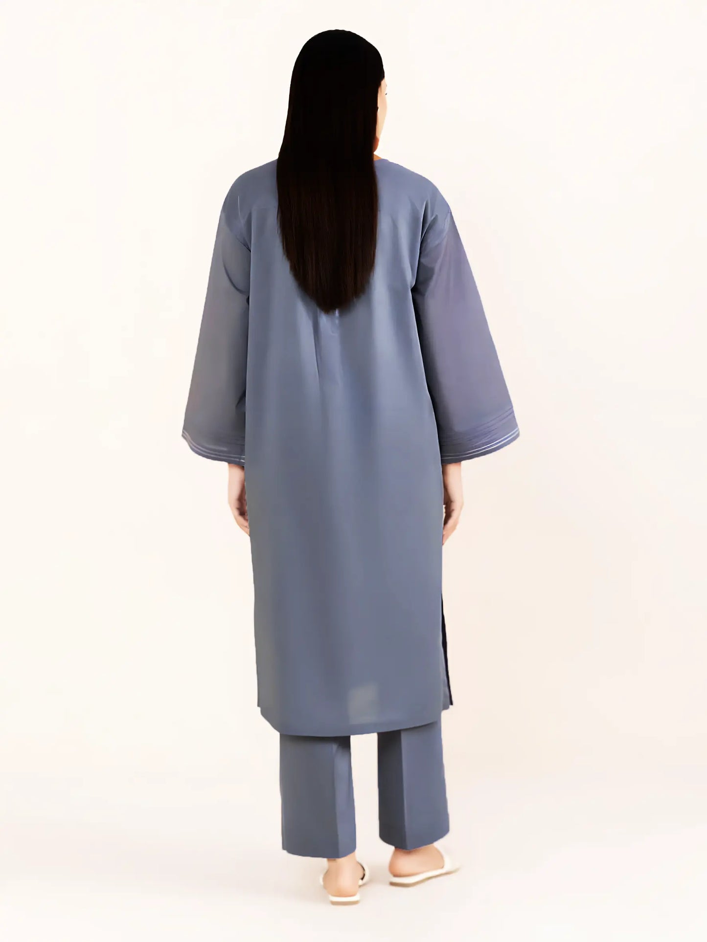 Premium Jacquard Khaddar 2 Piece Kurta Set (Pret)