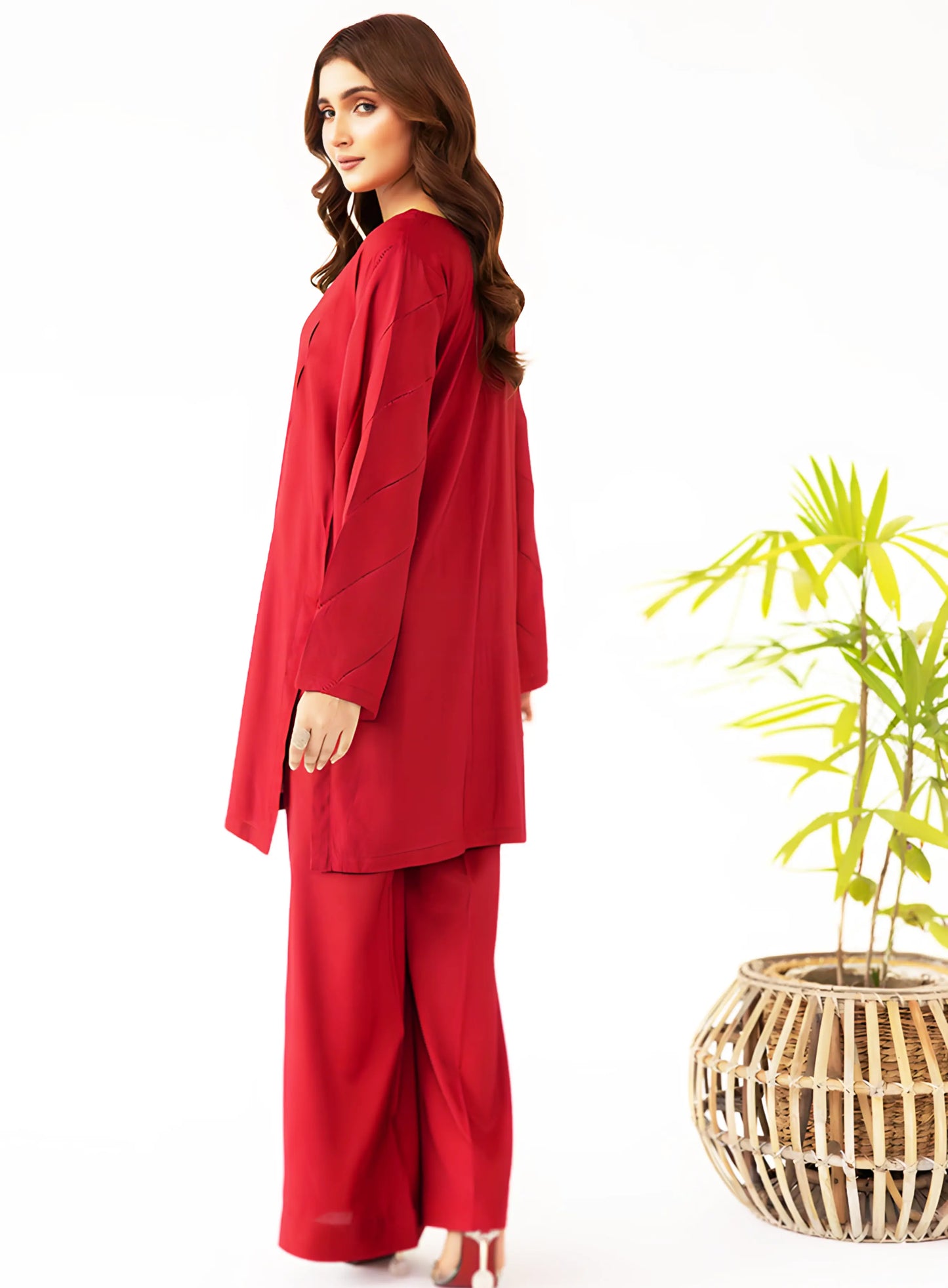 Winter Jacquard Cotton 2 Piece (Pret)