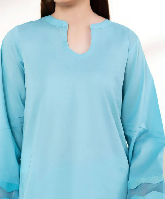 Jacquard Cotton 2 Piece Kurta Set (Pret) - Kurta4u.com