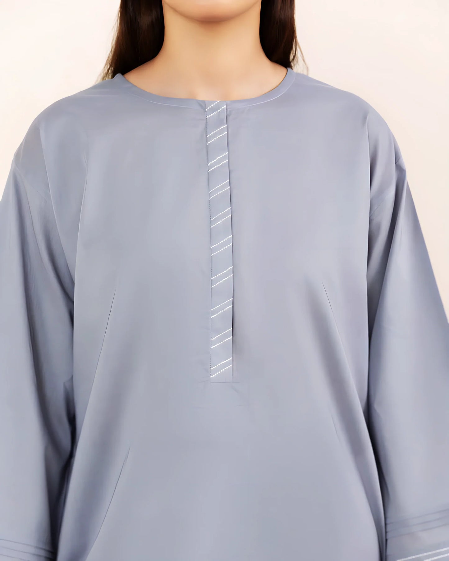 Jacquard Cotton 2 Piece Kurta Set (Pret)