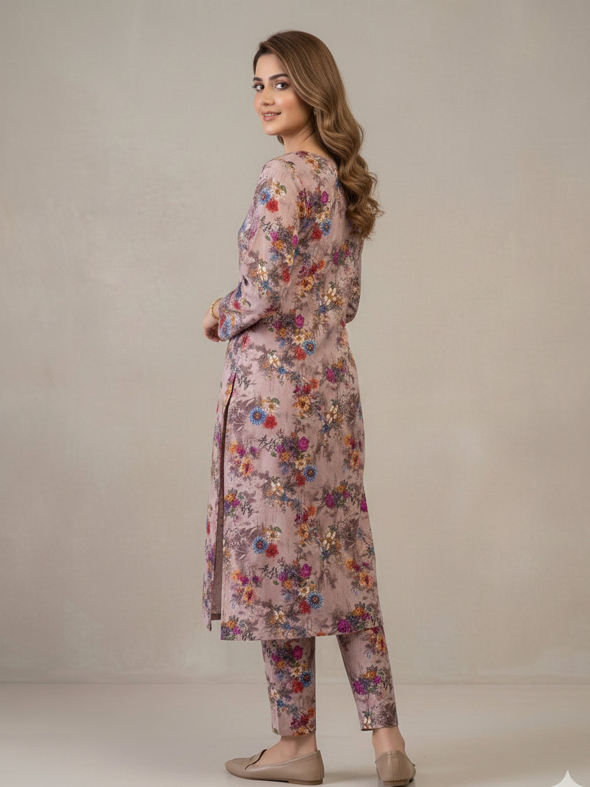 Blush Garden – Lawn Fusion 2 Piece Suit