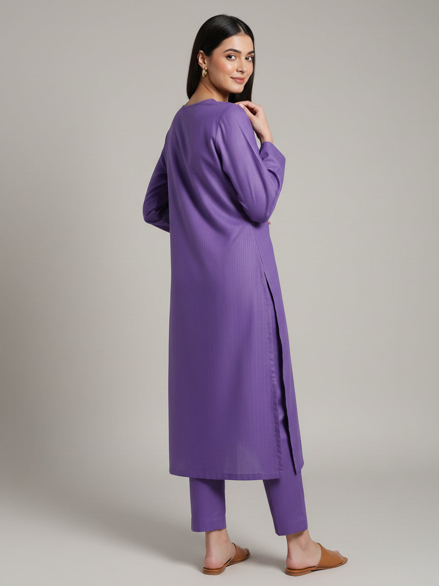 Royal Iris - Premium Textured Lawn 2PC (Pret)