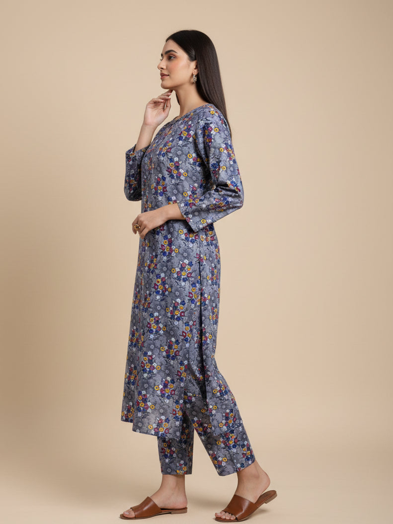 2 PCS Printed Kurta Set