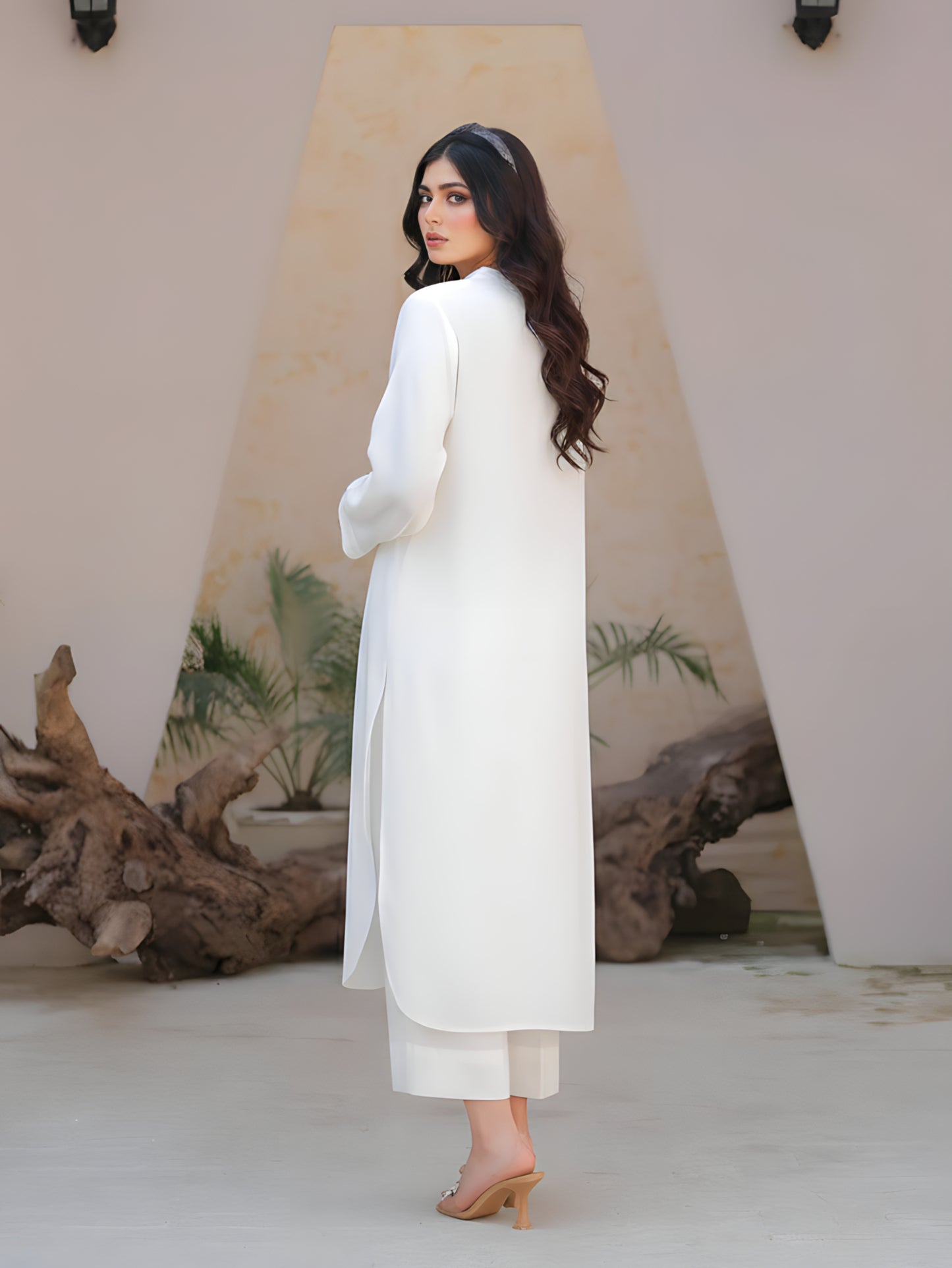 Ivory Grace - Premium Dhanak 2PC Set (Pret)