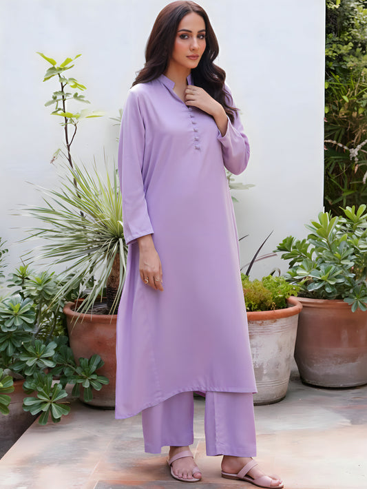 Premium Linen 2 Pcs Kurta Set ( Pret )