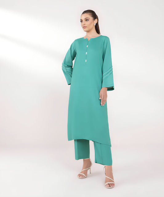 Premium Lawn 2 Piece Kurta Set (Pret)