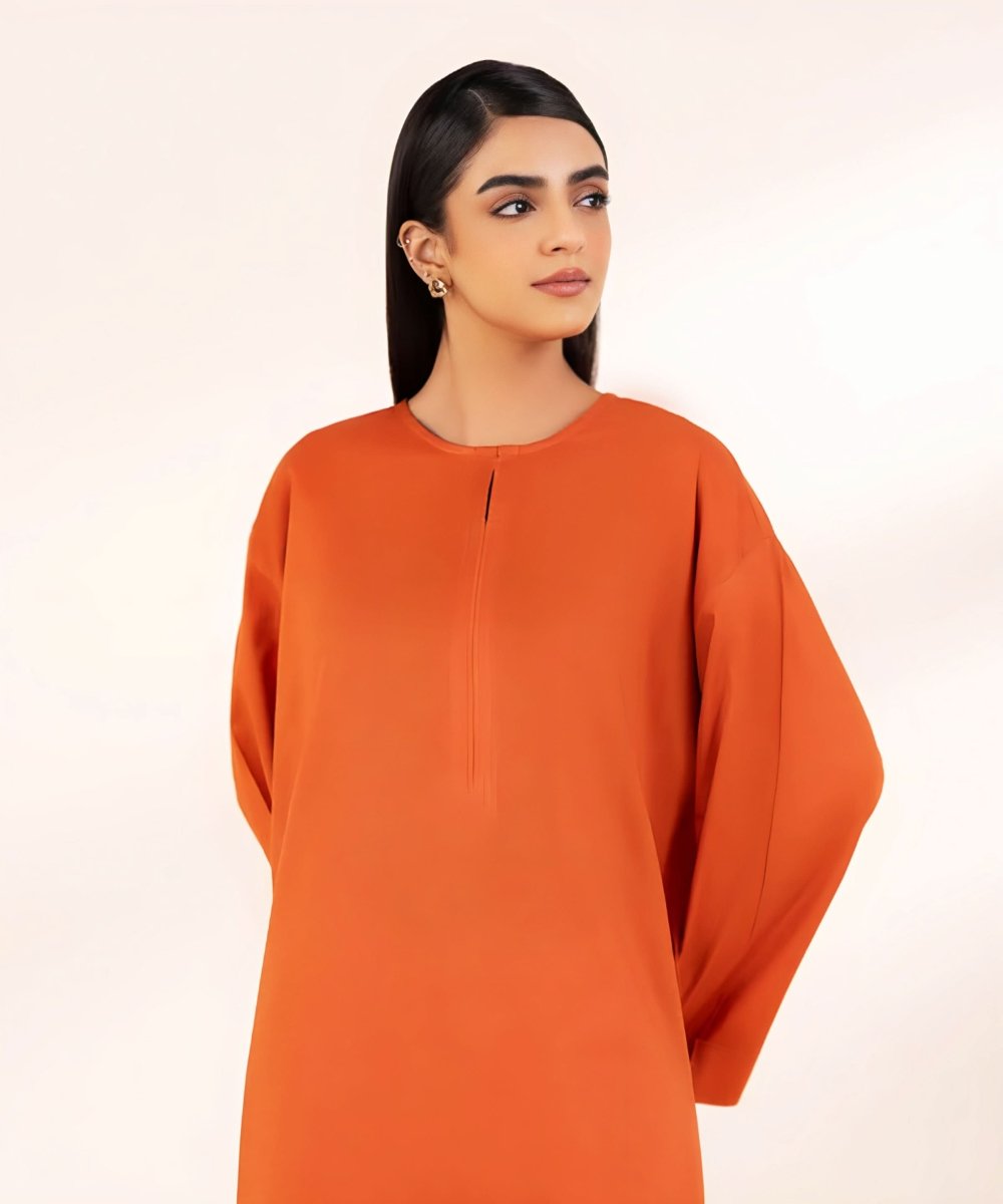 Cambric Cotton 2 Piece Kurta Set (Pret) - Kurta4u.com