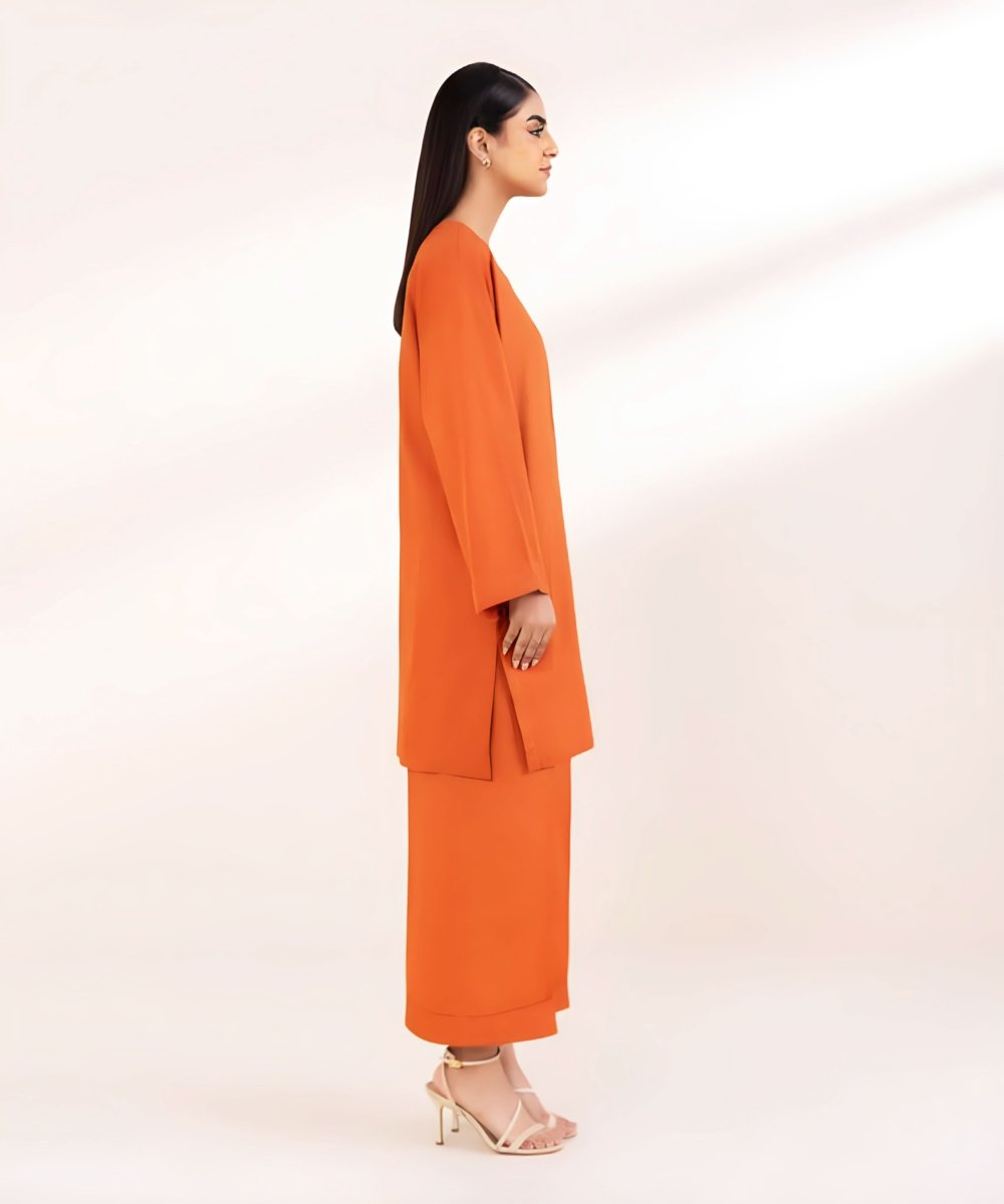 Cambric Cotton 2 Piece Kurta Set (Pret) - Kurta4u.com