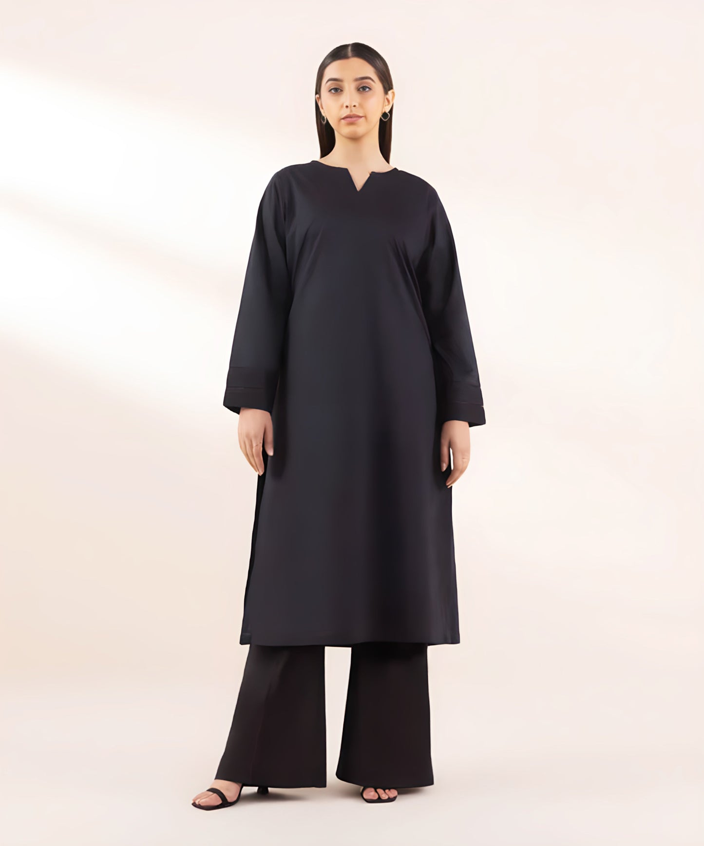 Cotton  2 Piece Kurta Set (Pret)