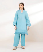 Jacquard Cotton 2 Piece Kurta Set (Pret)