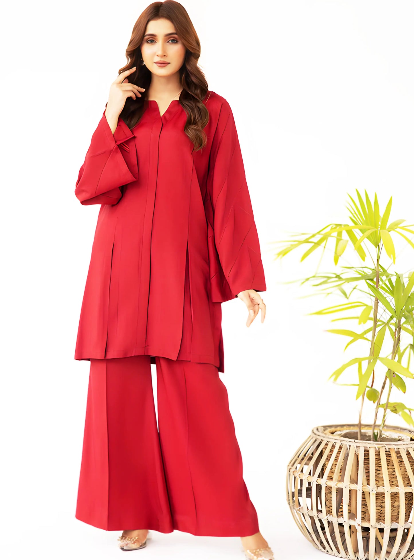 Winter Jacquard Cotton 2 Piece (Pret)