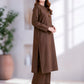 Everyday Essential Brown Kurta Co-Ord Set