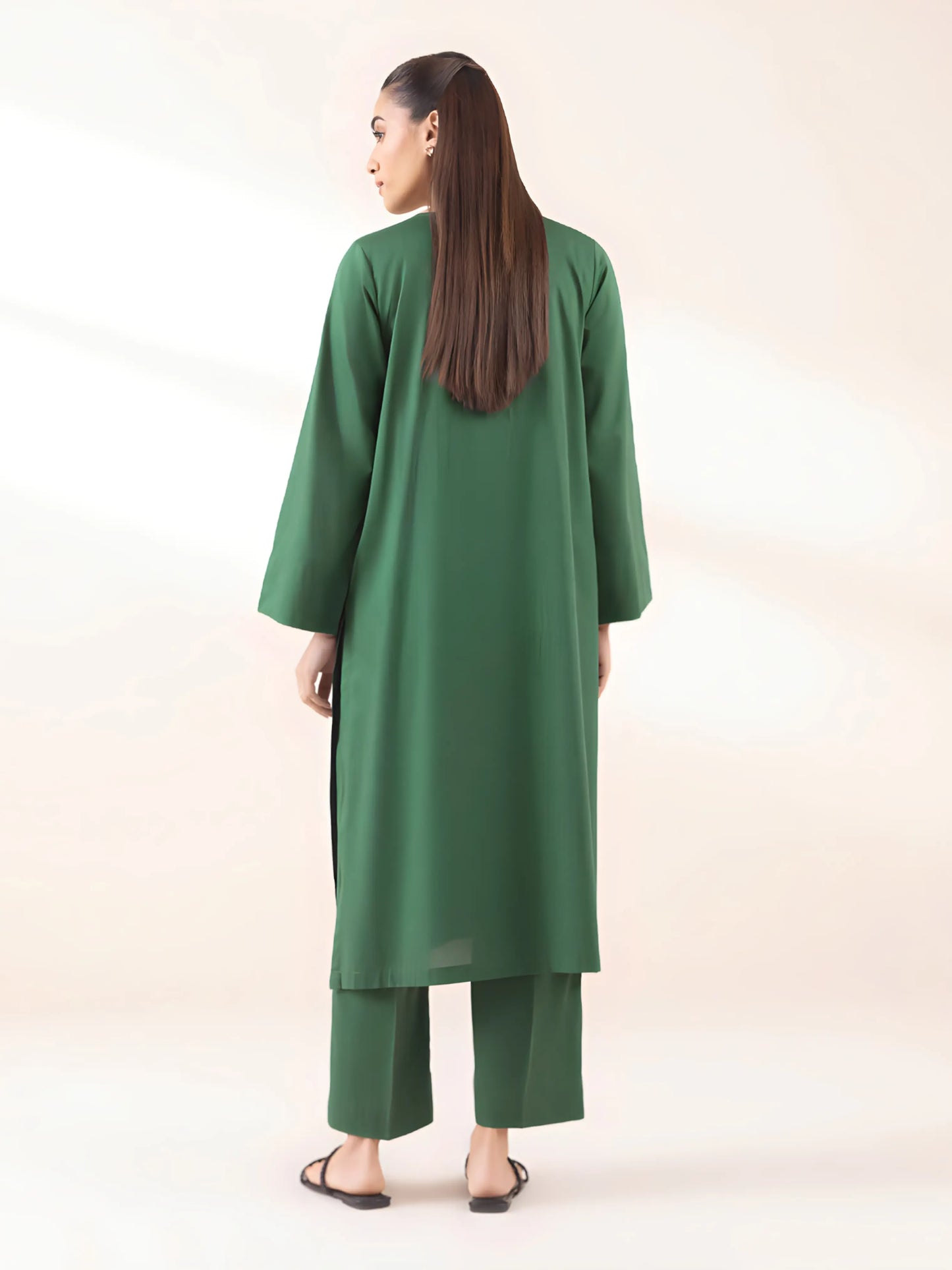 Stone Linen Kurta Set (Pret)