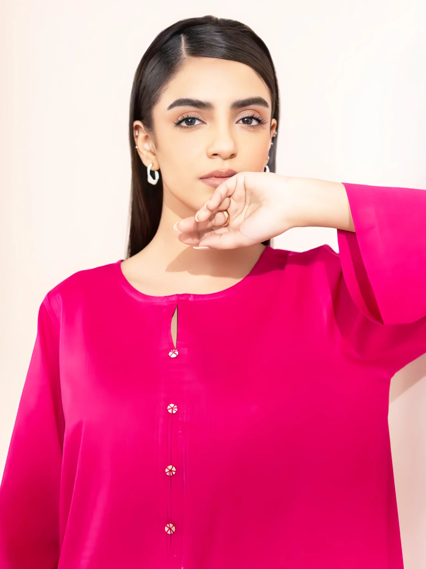 Linen 2 Piece Kurta Set (Pret)