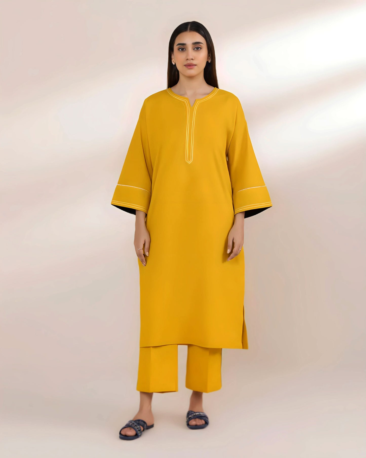 Doria Cotton 2 Piece Kurta Set (Pret)