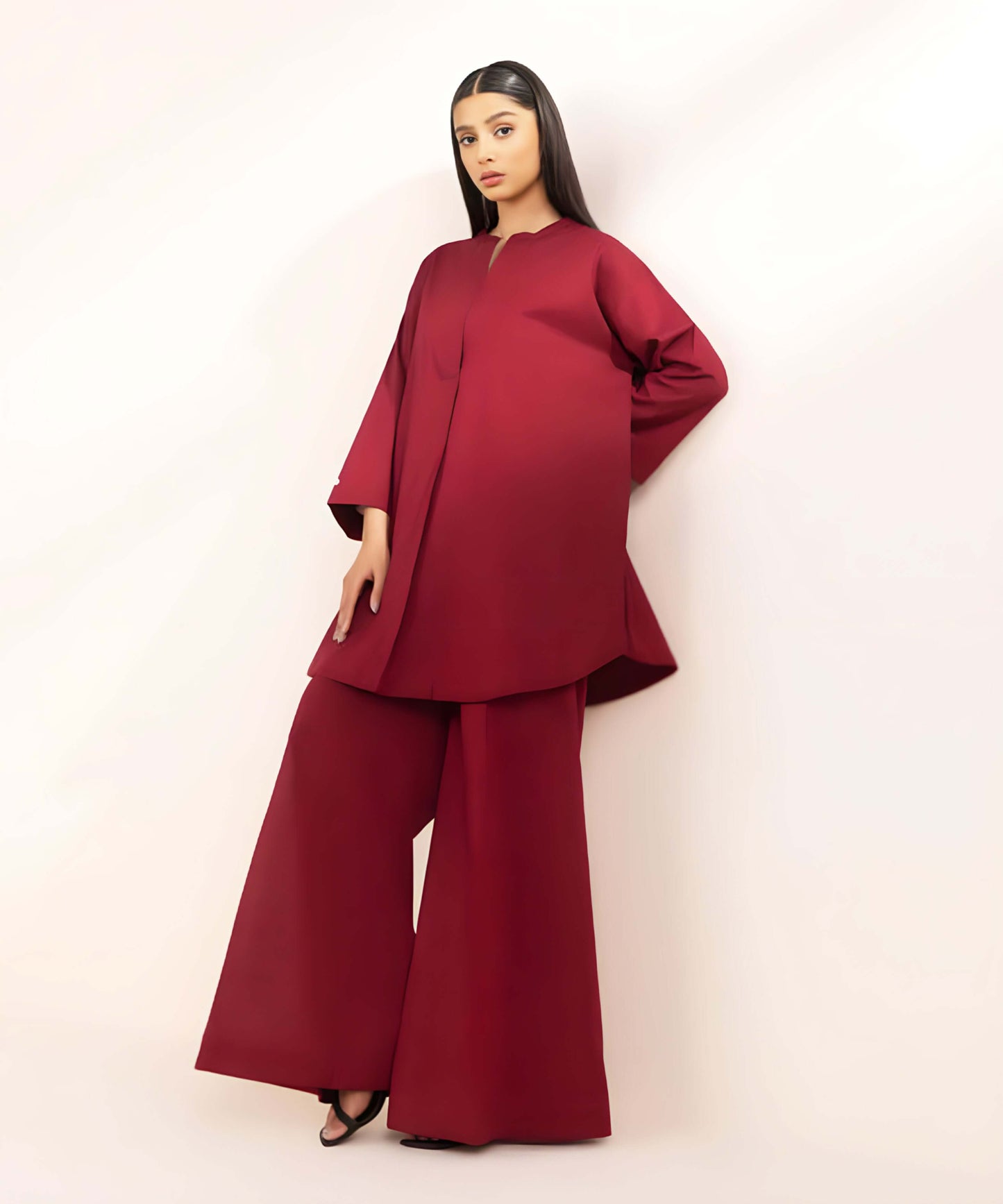 Cotton 2 Piece Kurta Set (Pret)