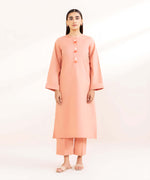 Jacquard Cotton 2 Piece Kurta Set (Pret)
