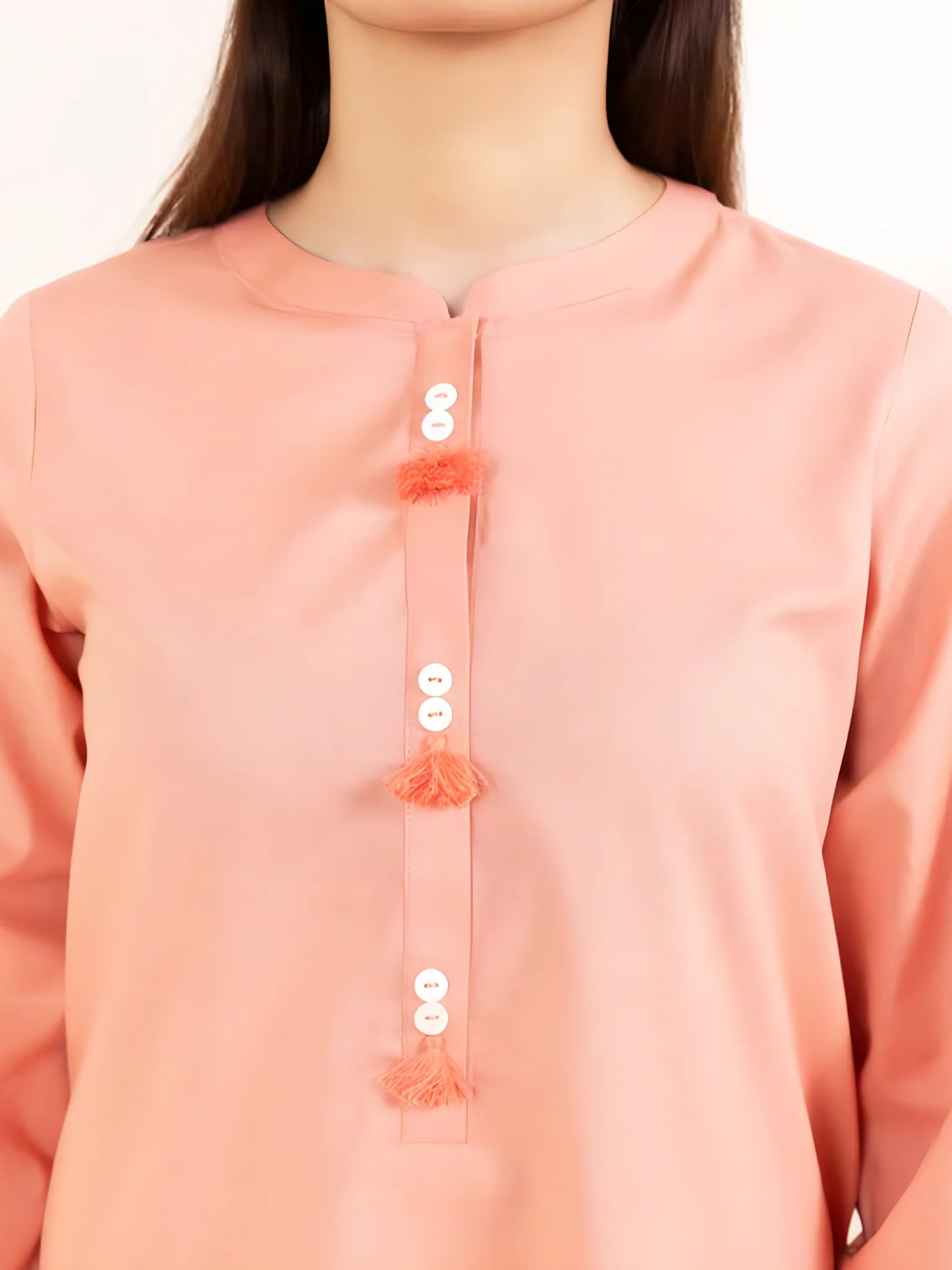 Peach Serenity Linen Co-Ord Set