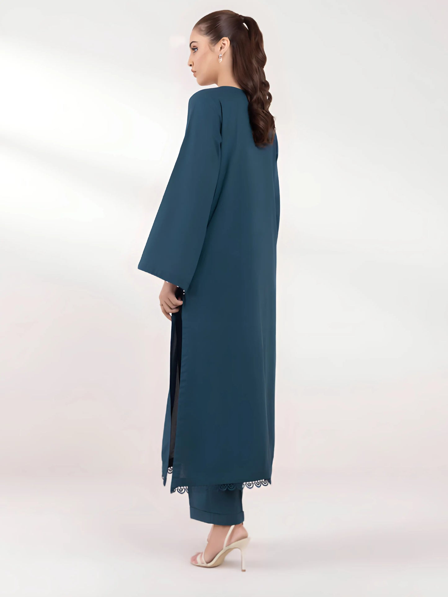 Linen 2 Piece Kurta Set (Pret)