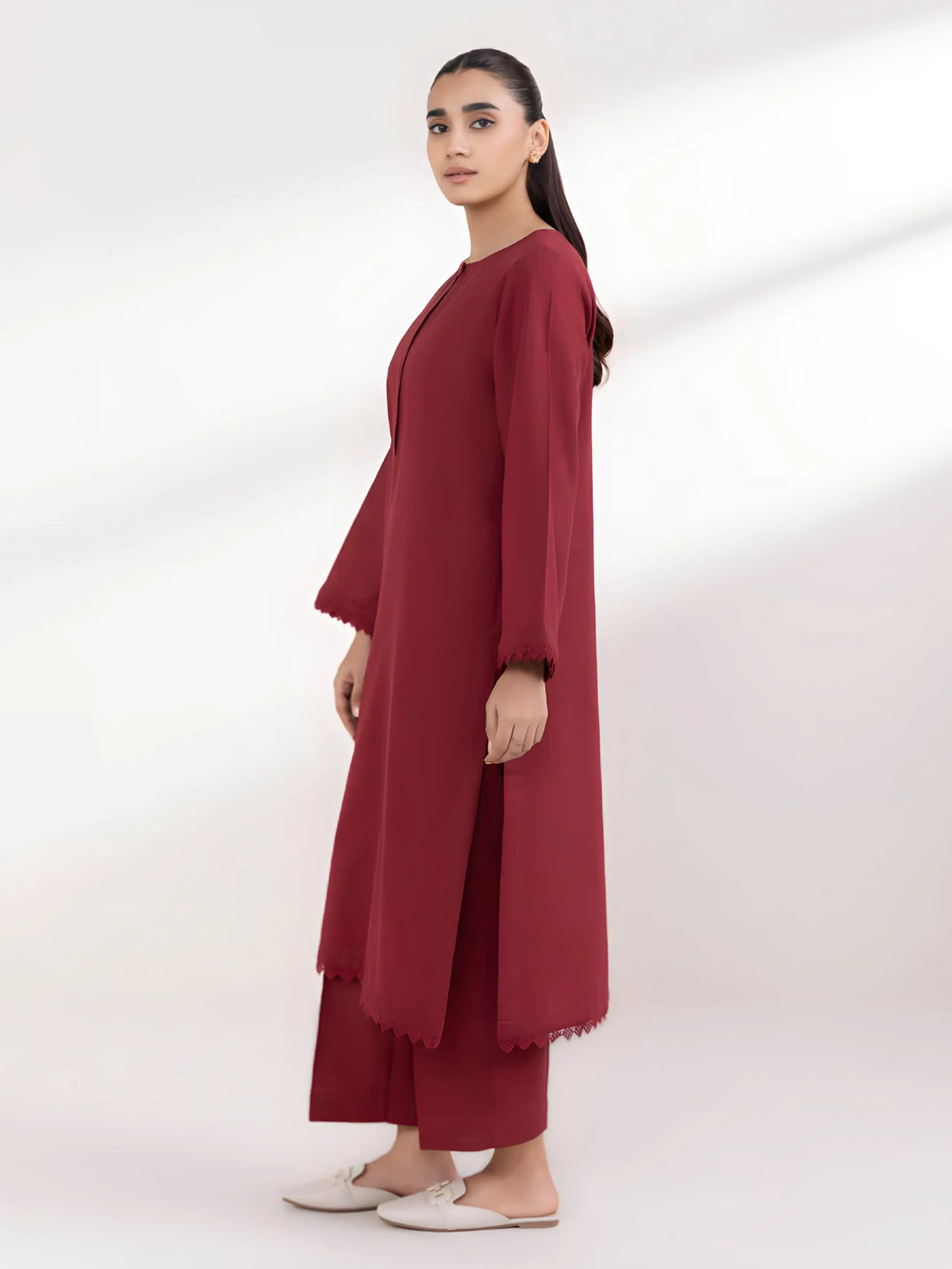 Jacquard Khaddar 2 Piece (Pret)