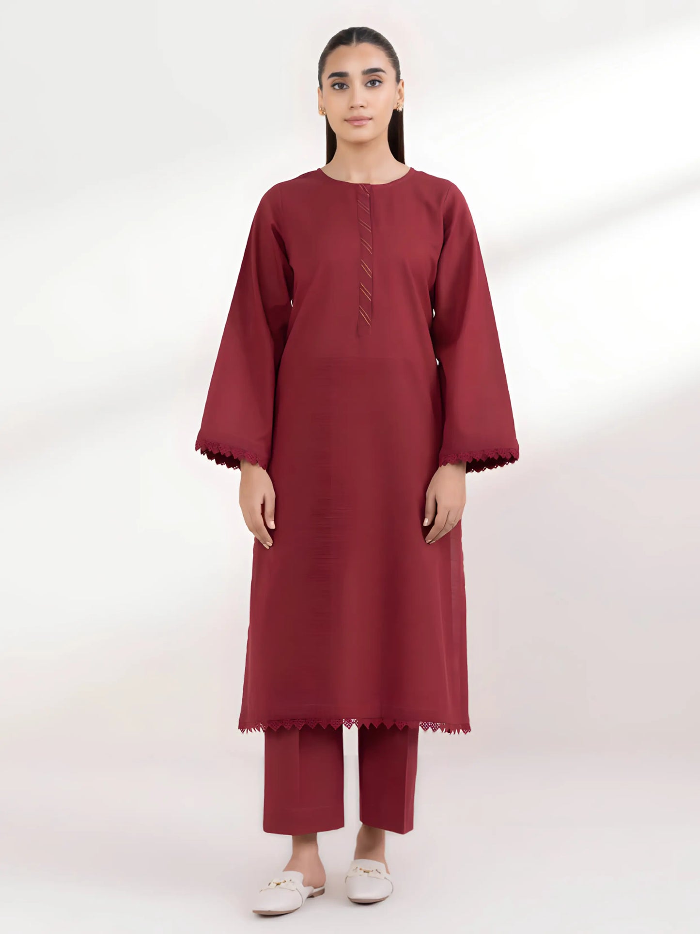 Jacquard Khaddar 2 Piece (Pret)