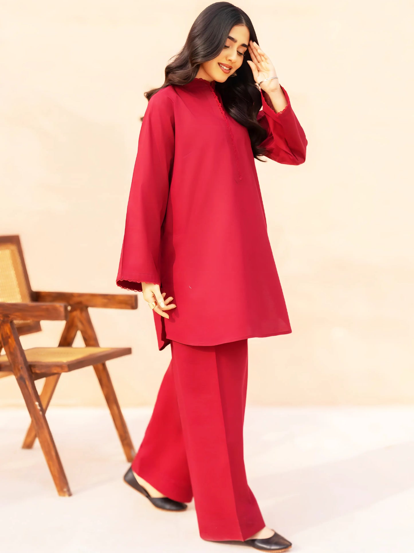 Jacquard Khaddar 2 Piece (Pret)