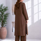 Everyday Essential Brown Kurta Co-Ord Set