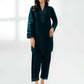 2 Piece Stone Linen-Embroidered (Pret)