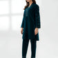 2 Piece Stone Linen-Embroidered (Pret)