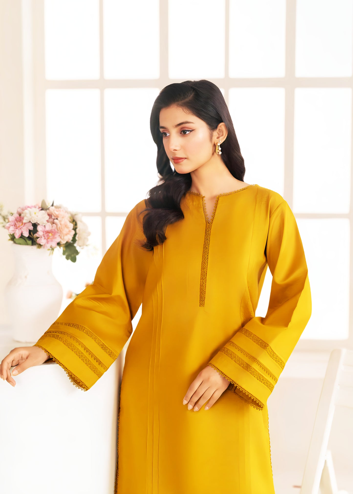 Premium Jacquard Cotton 2 Piece (Pret)