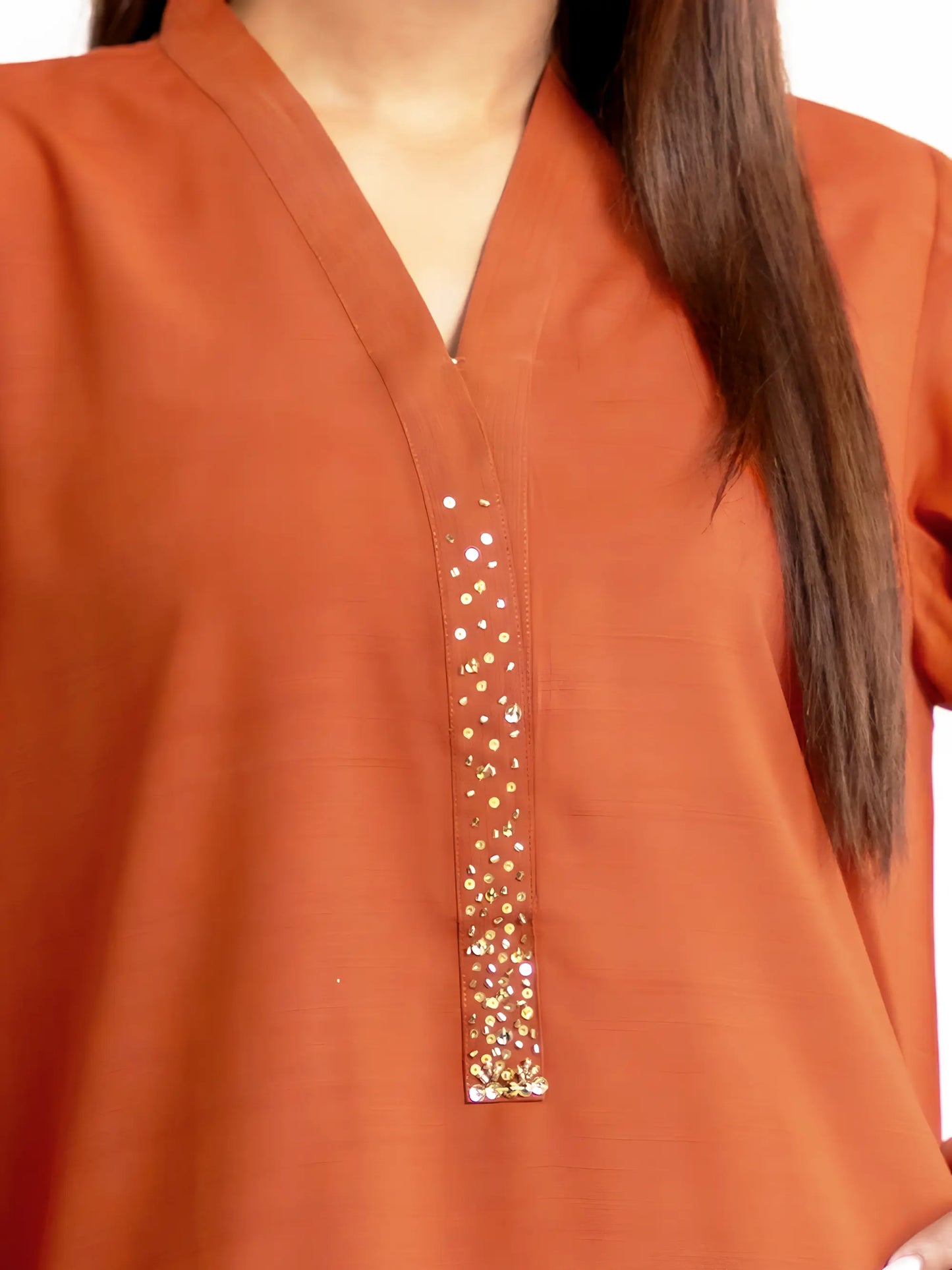 Premium Jacquard Cotton Satin 2 Piece (Pret)