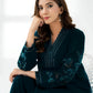 2 Piece Stone Linen-Embroidered (Pret)