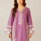 Noor-e-Plum Embroidered Premium Lawn Suit 2 Piece